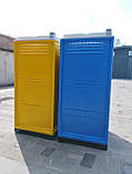 Біотуалет вулична-кабінка пластикова колір на вибір, фото 4