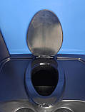 Біотуалет вулична-кабінка пластикова колір на вибір, фото 9