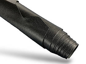 Шкіра натуральна Флотар т.1,4-1,6 мм колір чорний крупне зерно AN