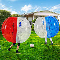 1,5-метровый надувной мяч-бампер, надувной мяч-бампер, прозрачный, 22 кг, футбольный пузырь, синий,