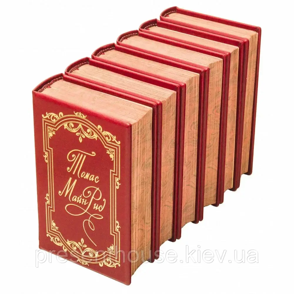 Бібліотека "Томас Майн Рід " Твори" 6т у шкіряній палітурці, фото 1