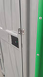 Біотуалет зелений, пластикова вулична кабінка, фото 6