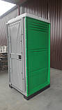 Біотуалет зелений, пластикова вулична кабінка, фото 8