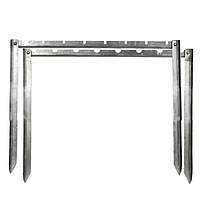 Комплект Складна підставка під шампура на 6 шампурів Мангал рамка