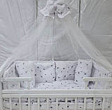 Акція! Набір постільної білизни в дитяче ліжечко 9 елементів "Кульбаби", фото 3