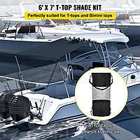 Удлинитель T-Top Shade 6 x 7 дюймов Устойчивый к ультрафиолетовому излучению полиэстер 600D T-Top