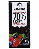 Черный шоколад Clavileno Y "frutas del bosque" 100 г