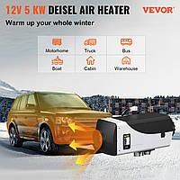 12V 5KW Дизельный нагреватель воздуха Standheizung для RV Motorhome Trailer Trucks Boat 5kW + LCD Switch