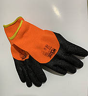 Перчатки ХБ нитриловые и манжетом резинкой(утепленные)