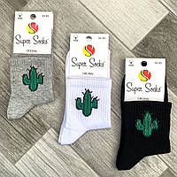 Носки женские демисезонные хлопок Super Socks, арт 004, ассорти 004, размер 36-40, 004