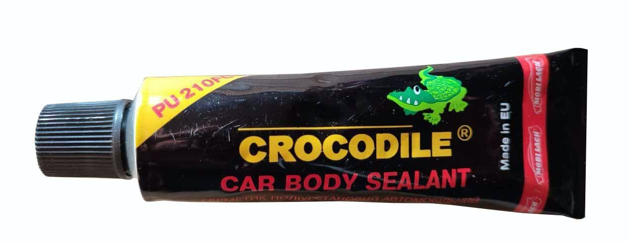 Герметик полиуретановый черный Crocodile 60мл - фото 1 - id-p1447262414