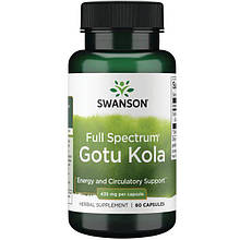 Готу Кола Swanson Gotu Kola 435 mg 60 Caps