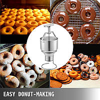 Vevor Диспенсер для теста из нержавеющей стали Диспенсер для блинного теста для пончиков 5L Donut Maker Donut