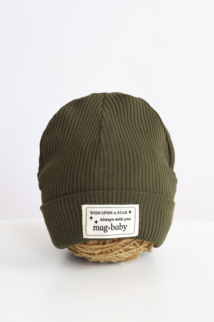 Шапка з лапши "Ronny", хакі, фото 1