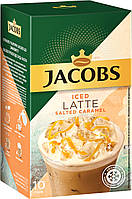 Капучино Jacobs Iced Latte Salted Caramel с соленой карамелью 10 x 21,3 г