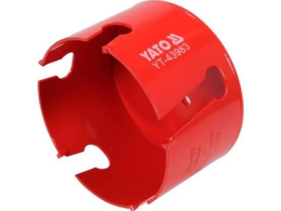 Свердло корончате по силікату, кераміці, плитах OSB YATO: Ø102 x 60мм, різьб. кріпл.- 5/8"-18UNF