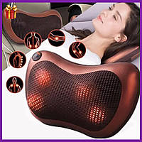 Масажна роликовий подушка для масажу спини, шиї і всього тіла Massage Pillowс інфрачервоним підігрівом ГАРАНТІ