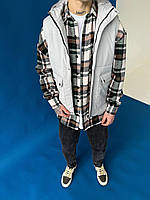 Мужской Жилет с карманами молодежній сірий весна осень Повседневные жилетки демисезонные для мужчин