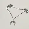 Срібний кулон Лунниця, срібна лунниця  Ручна робота 1294, фото 4
