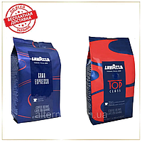 Кава в зернах Lavazza (2х): Gran Espresso + Top Class зернова кава Лаваца