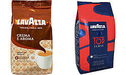 Кавовий набір Lavazza (2х): Crema e Aroma + Top Class зернова кава Лаваца кава в зернах