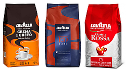Кавовий набір зернова кава Lavazza (3х) Лаваца кава в зернах
