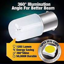 Світлодіодна лампа 1156 BA15S 18 SMD 3030 LED (білий), фото 5