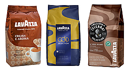 Кавовий набір Lavazza (3х): Lavazza Tierra Selection + Lavazza Gold Selection + Crema e Aroma (коричнева)