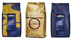 Кавовий набір Lavazza (3х): Lavazza Gold Selection + Lavazza Oro + Crema e Aroma (синя)