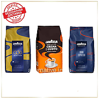 Кава в зернах набір Lavazza (3х): Lavazza Gran Espresso + Crema e Gusto + Lavazza Gold Selection