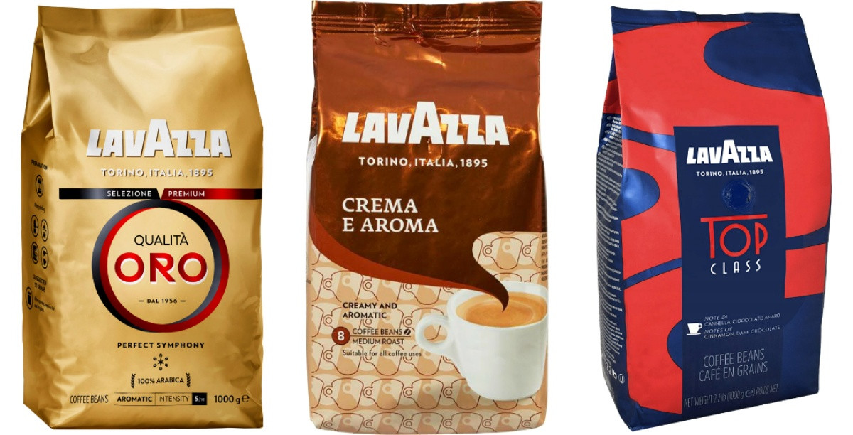 Кавовий набір Lavazza (3х): Lavazza Oro + Crema e Aroma (коричнева) + Top Class, фото 1