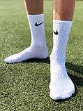 Високі чоловічи Шкарпетки Nike - Білі - Подарунковий набір у коробці 5 пар, фото 2