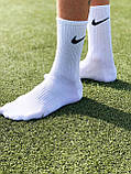 Високі чоловічи Шкарпетки Nike - Білі - Подарунковий набір у коробці 5 пар, фото 3
