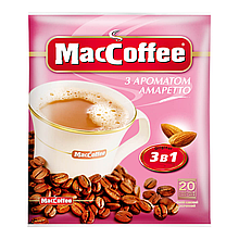 Кава розчинна MacCoffee Original 3 в 1 з ароматом амаретто 18 г x 20 шт
