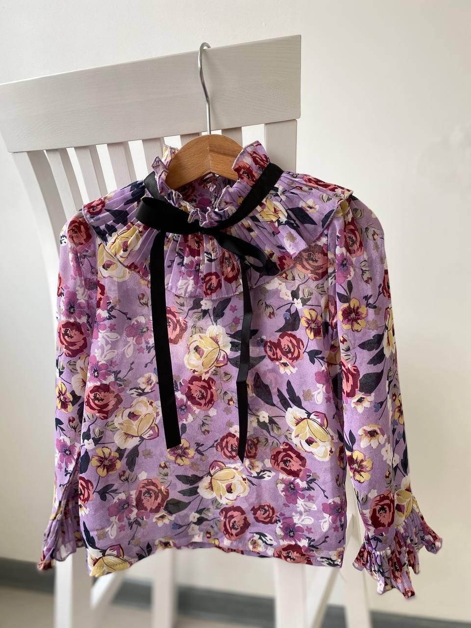 Блуза 81004-2003 BYT, Бузковий, д, Лето, 10/11 р. 7/8 років, фото 1