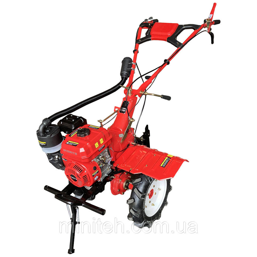 Культиватор бензиновий Forte 1050G NEW(7 к.с., колеса 10",червоний/синій)