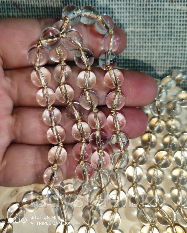 четки с прозрачными бусинами 108 бусин украшения, бижутерия, , золото, серебро, украшения из натурального камня, горный хрусталь, , ларимар, чароит, танзанит, купить сувениры, знаки зодиака, обереги, талисман, дата рождения камень, названия камней, лазурит, опал, серафинит, аметрин,