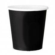 Черный бумажный стаканчик для кофе, 110 мл для кофе, эспрессо