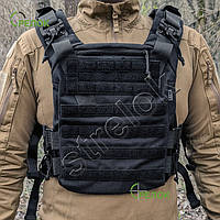 Плитоноска A-line Plate Carrier зі швидким скиданням чорна