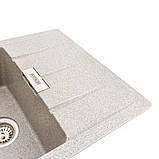 Гранітна мийка Platinum 7850 ROMA сіра, фото 3