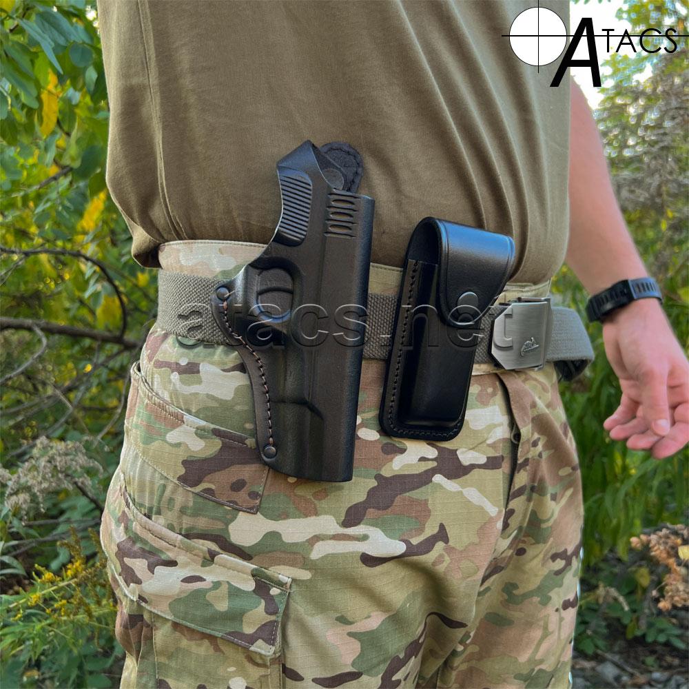 Поясна кобура шкіряна для ТТ + підсумок