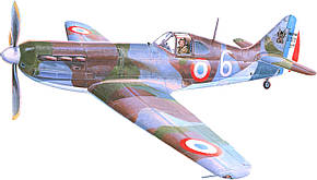 Devoitine D-520 Cl. Збірна модель літака в масштабі 1/72. MISTER CRAFT D-216, фото 3