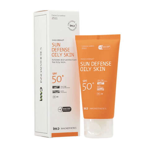 Innoaesthetics Sun Defense Oily Skin SPF 50+ сонцезахисний крем для жирної шкіри, 60 мл