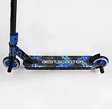 Самокат трюковий 74609 Best Scooter (1) HIC-система, ПЕГИ, алюм. диск та дека, колеса PU, d = 110мм,, фото 3