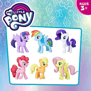 My Little Pony Игровой Набор из 6-ти пони Meet The Mane 6 Ponies