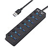 Розгалужувач USB на 7 Port Hub 3.0, фото 4