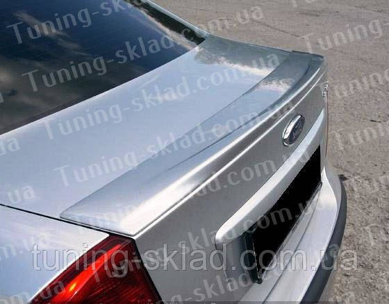 Спойлер Ford Focus 2 седан (спойлер на кришку багажника Форд Фокус 2), фото 1