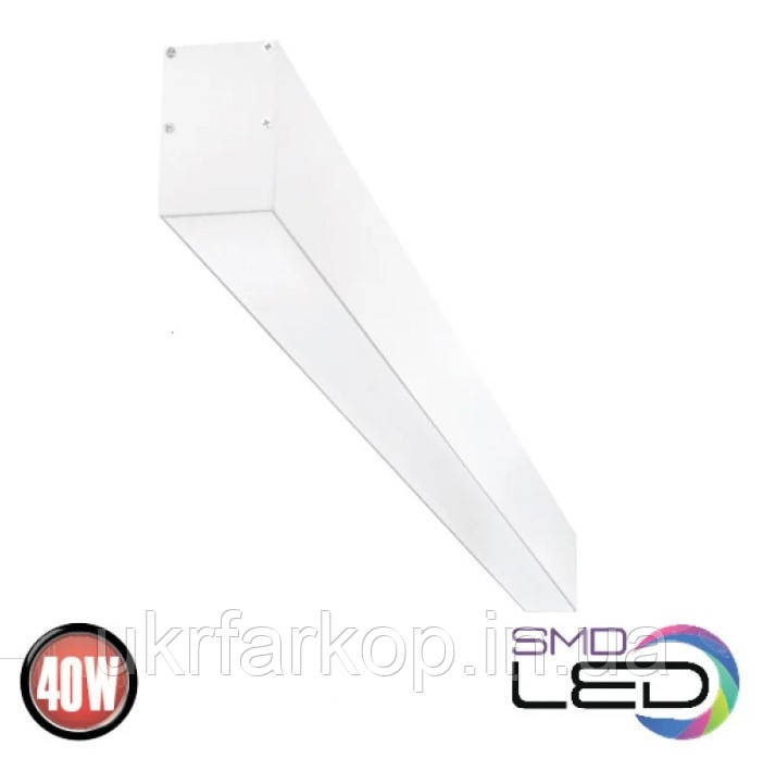 Лінійний підвісний світлодіодний світильник SMD LED "INNOVA3-40" 40W 4000K білий