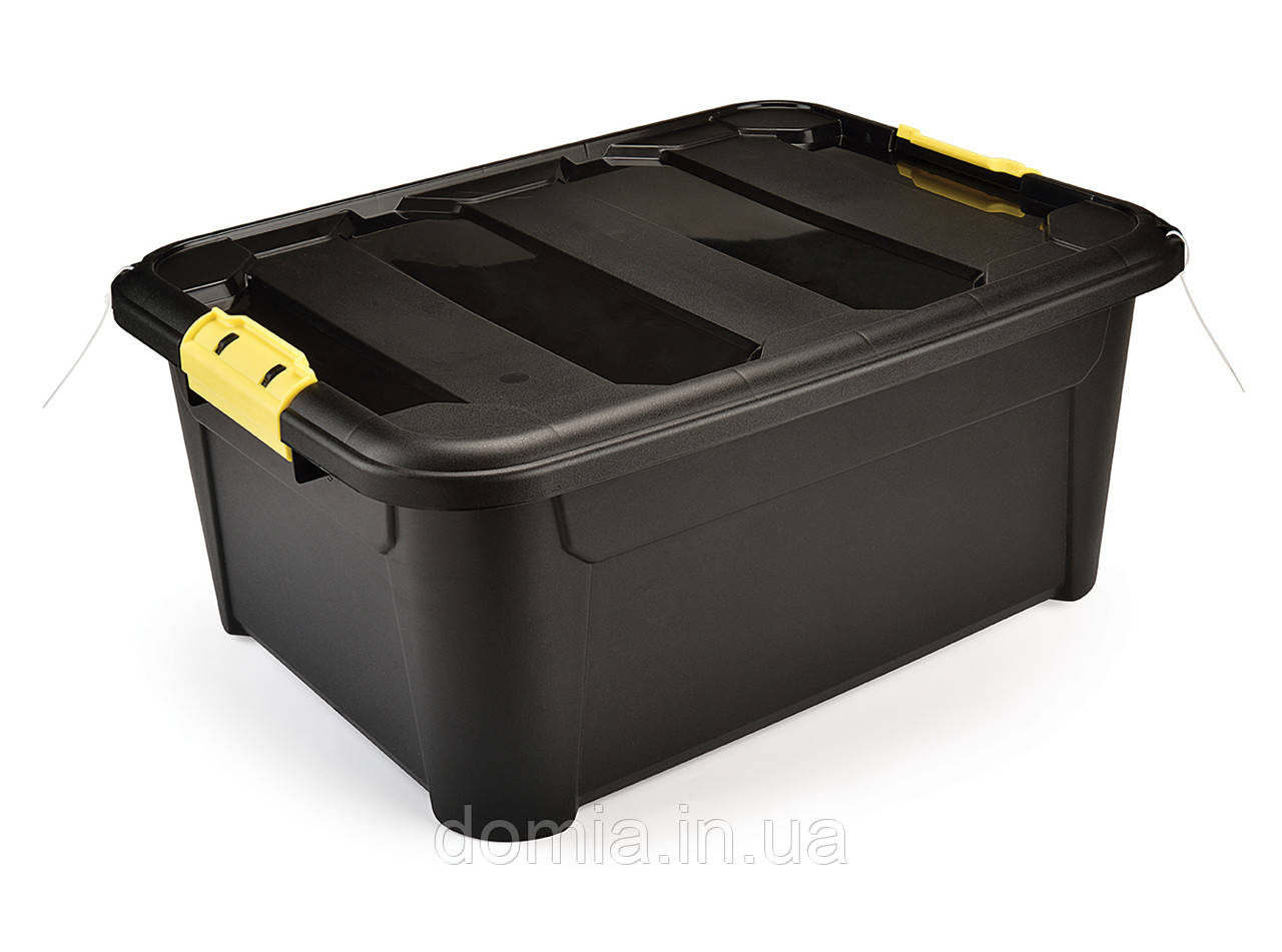 Ящик універсальний з кришкою (48,5*36,5*26,5 см) 30 л UCSAN Plastik, Туреччина М-1904
