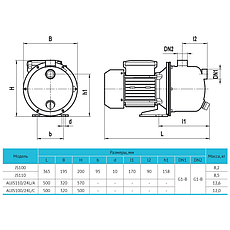 Насосна станція Rudes AUJS100/24L/SS/A, фото 3